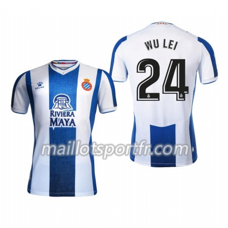 Maillot de Foot RCD Espanyol Wu Lei 24 Domicile 2019/20